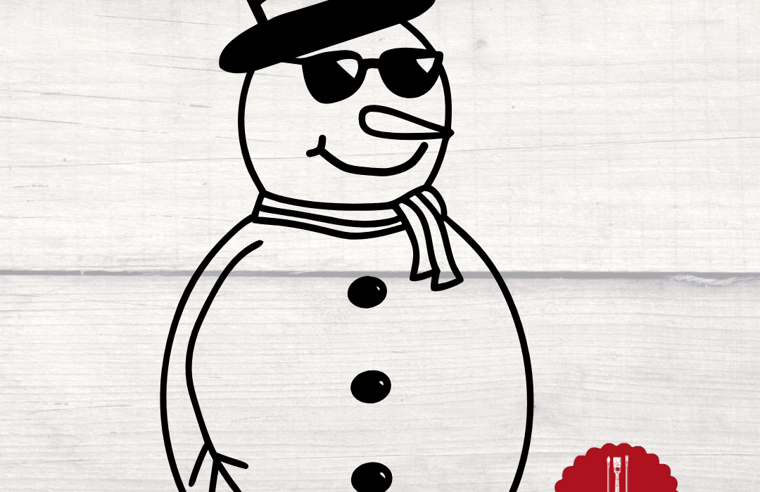 Suchst du nach Wintermotiven mit Charme? Diese Schneemänner werden Herzen schmelzen! ❄️ 9 Plotterdatei Schneemann mit Sonnenbrille