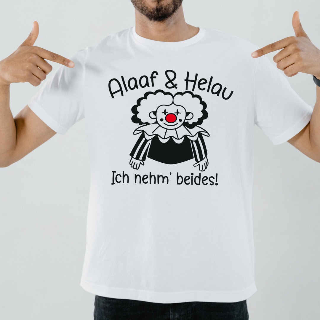 Karneval 7 Alaaf & Helau - ich nehm beides - lustige SVG Plotter Datei für Cricut und Silhouette - DIY Idee für Karneval und Fasching zum Plotten