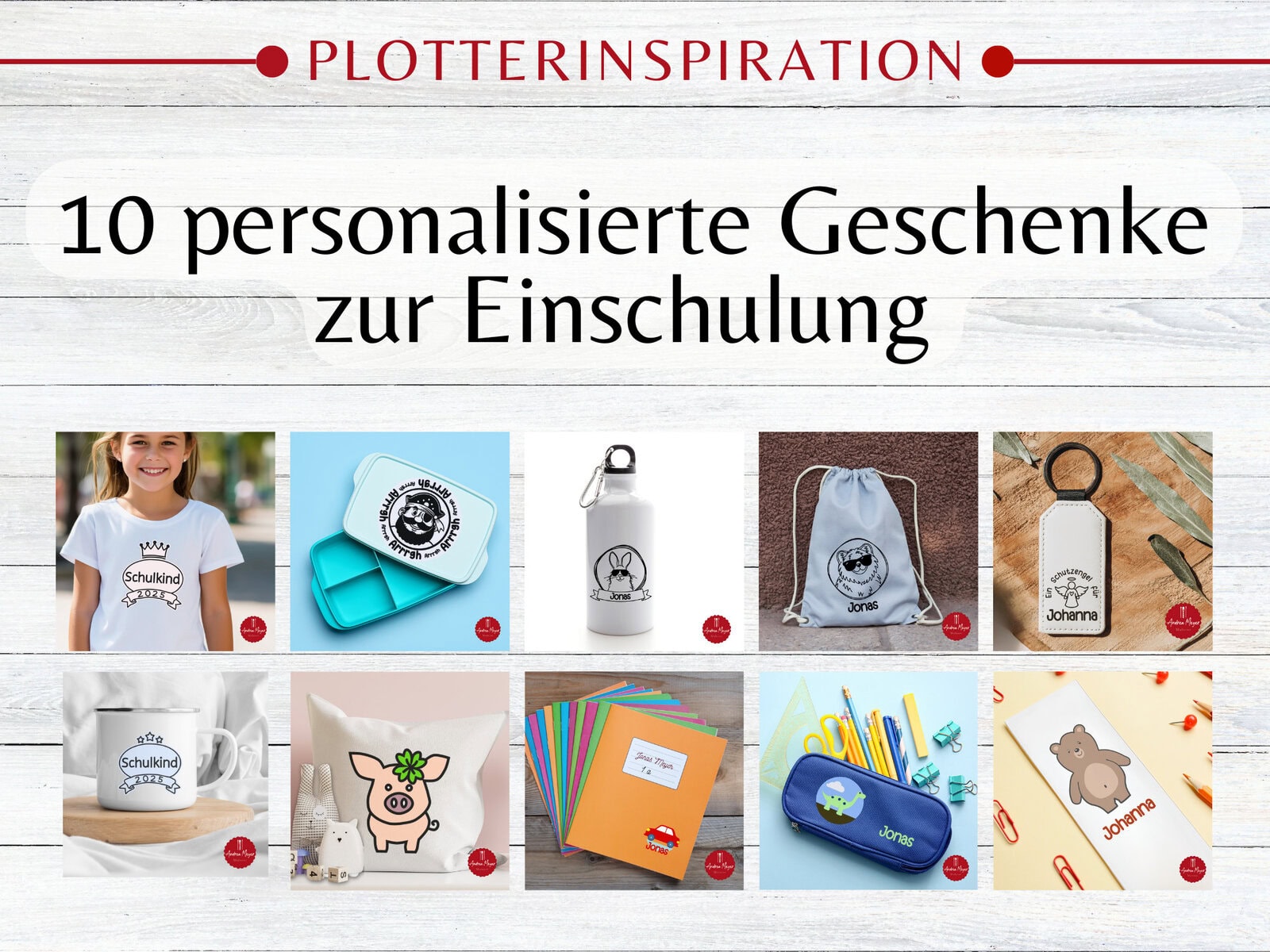10 personalisierte Geschenke zur Einschulung – zum Plotten! 1 Plotter Inspiration - personalisierte Geschenke zur Einschulung -mir deinem Plotter von Cricut oder Silhouette geplottet.