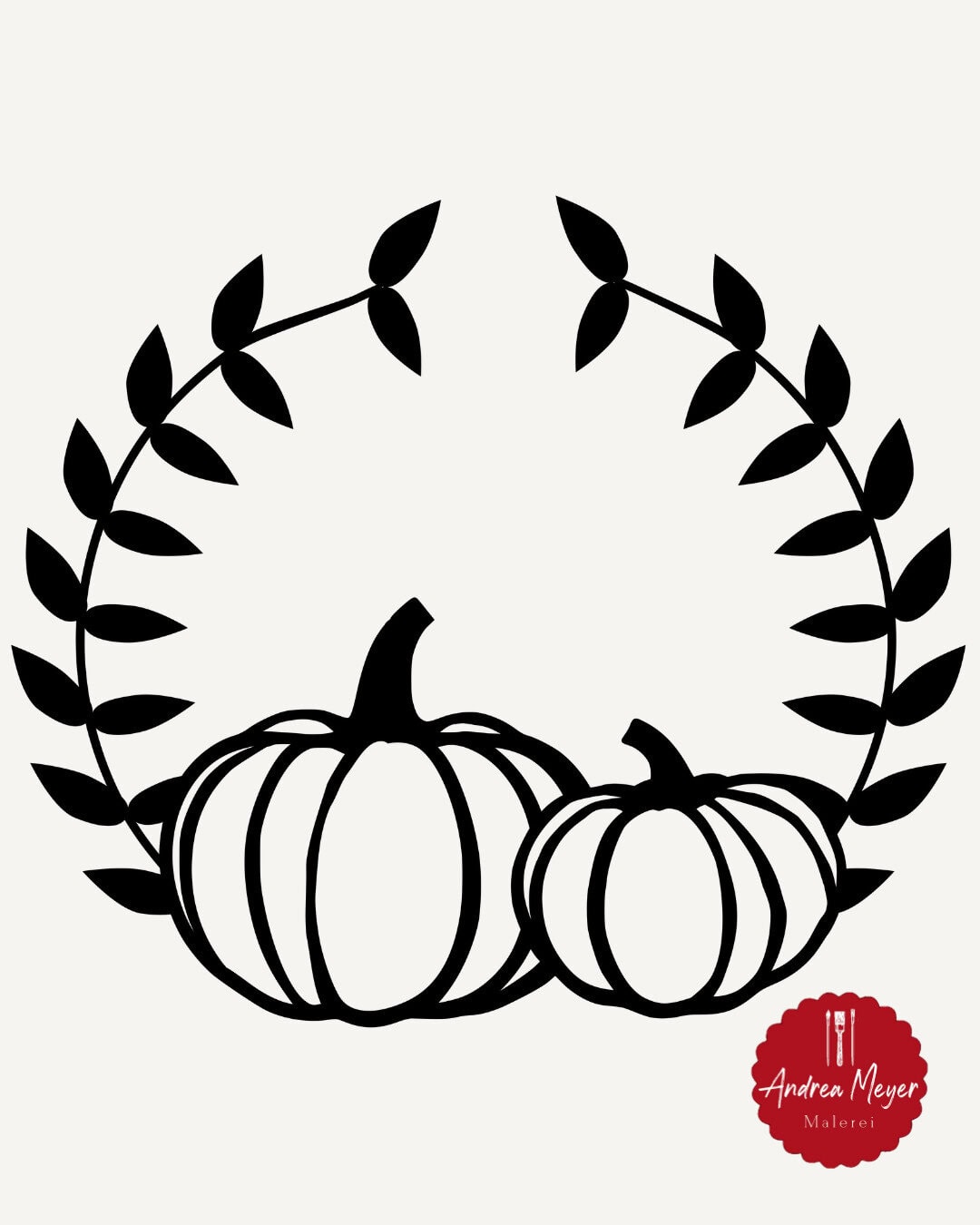 Herbstliche Plotterliebe – 8 Motive, unendlich viele Möglichkeiten 9 Kürbisse im Blätterkranz - Plotterinspiration für den Herbst: Motive für hyggelige DIY Projekte mit herbstlichen Plotterdatein.