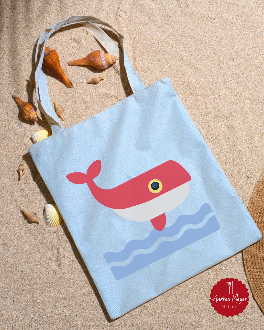 12 kreative Plotter-Ideen - Reiseaccessoires für Kinder 12 Baumwollbeutel mit Wal - Reiseaccessoires für Kinder plotten- mikt deinem Plotter von Cricut oder Silhouette - SVG Dateien