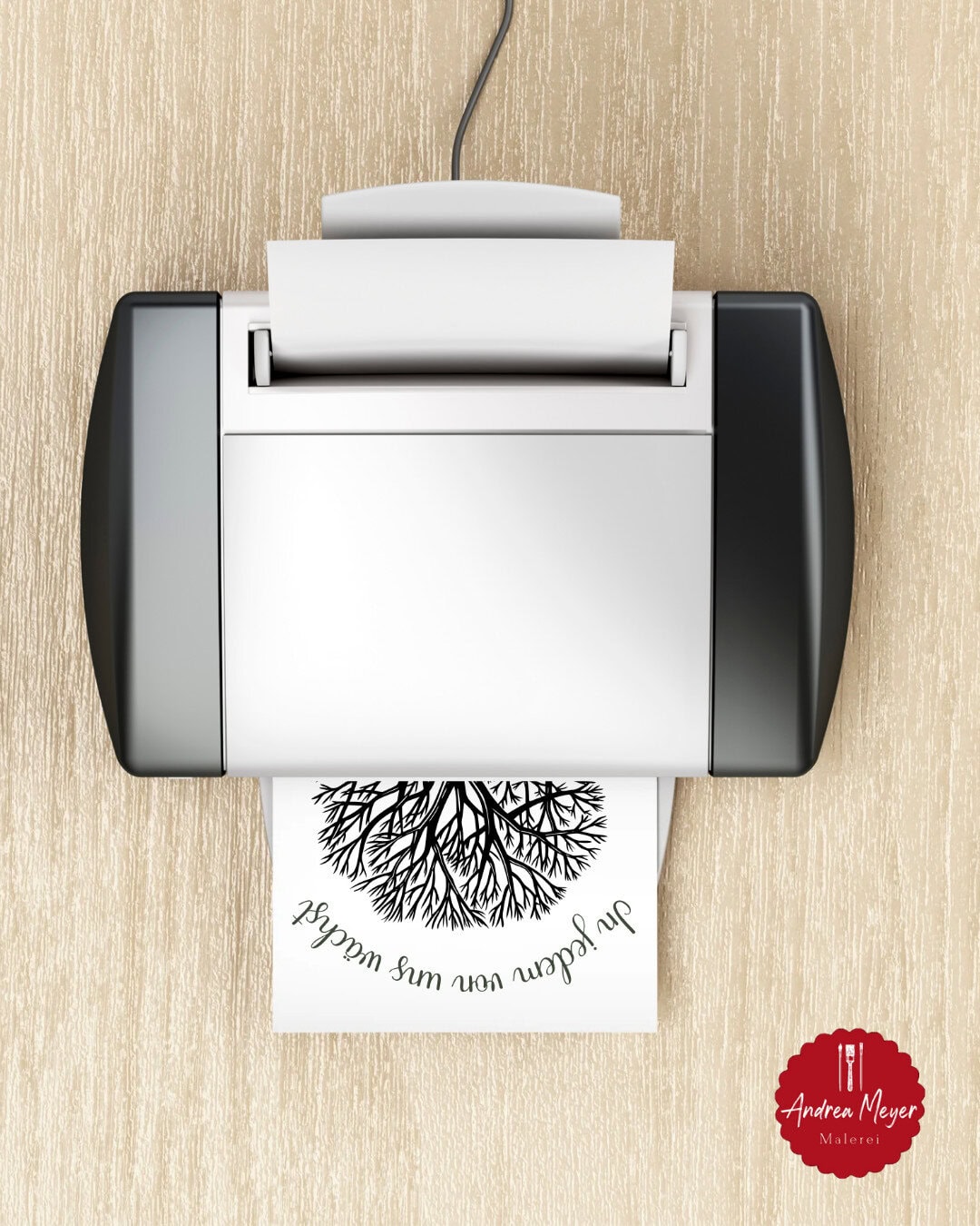 Ein ganz besonderes Abschiedsgeschenk für den Kindergarten: Der Erinnerungsbaum 2 Ein Erinnerungsbaum als Abschied für den Kindergarten. Ein Baum mit Blättern und Herzen auf denen die Namen der Kinder stehen. Mit dem Plotter von Cricut oder Silhouette oder als PDF zum Ausschneiden.