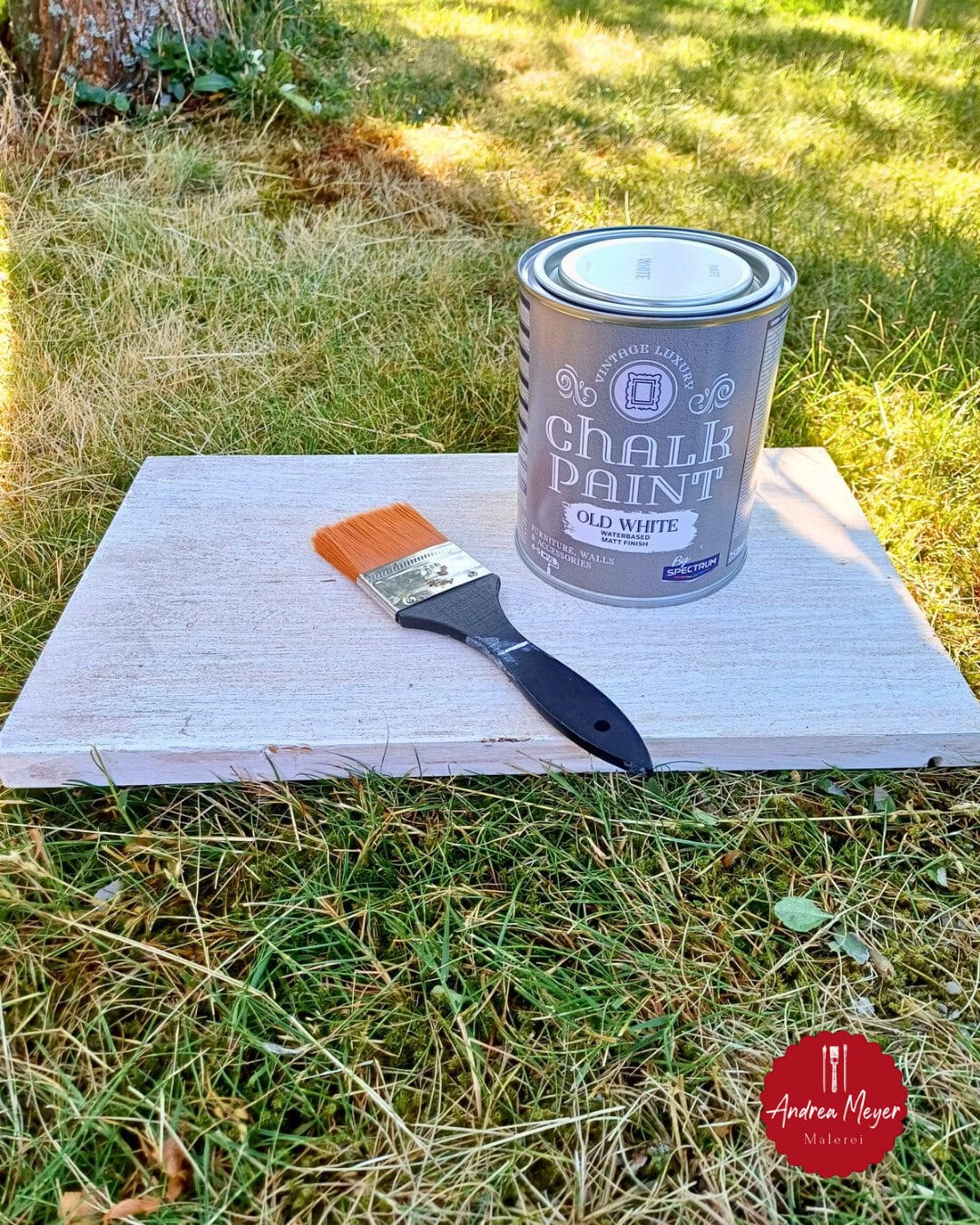 DIY Gartenschild – „Bienen willkommen“ 3 - Farbe: Kreidefarbe im Wassergrund,Lack,Matt, Altweiß, breit, Holz, DIY, Vintage, shabby chic, Möbel, Wände, Deko.