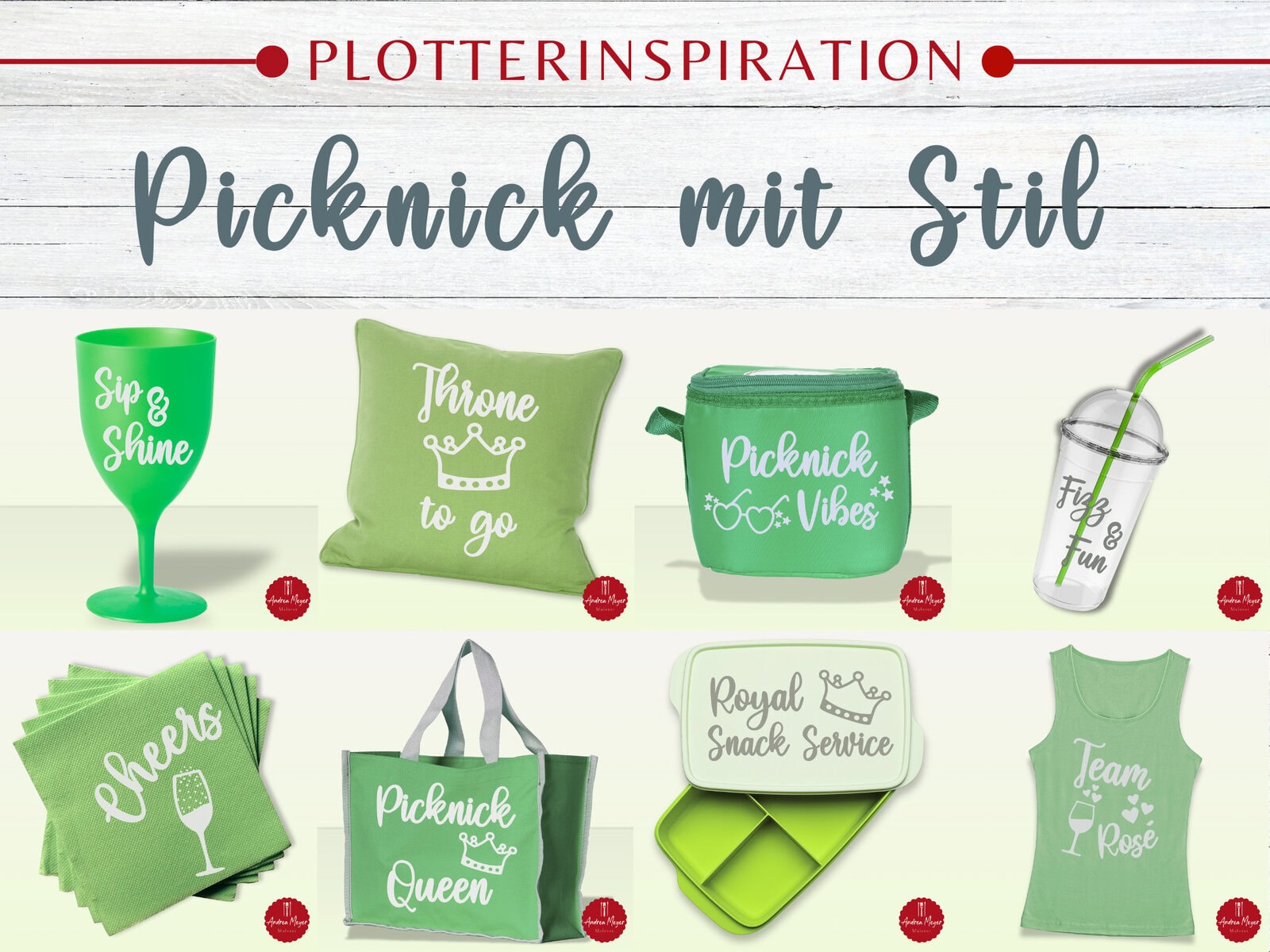 Picknick mit Stil – Plotten für dein Sommerpicknick 1 Sommer, Sonne, Picknickzeit! Was gibt’s Schöneres, als mit Freunden oder Familie draußen zu essen, zu lachen und zu entspannen? Mit meiner neuen Plotterdatei „Picknick Queen“ verleihst du deinem Picknick das gewisse Etwas – und zwar stilvoll in silberner Vinyl- oder Flexfolie geplottet. Ideal für Cricut und Silhouette Plotter.