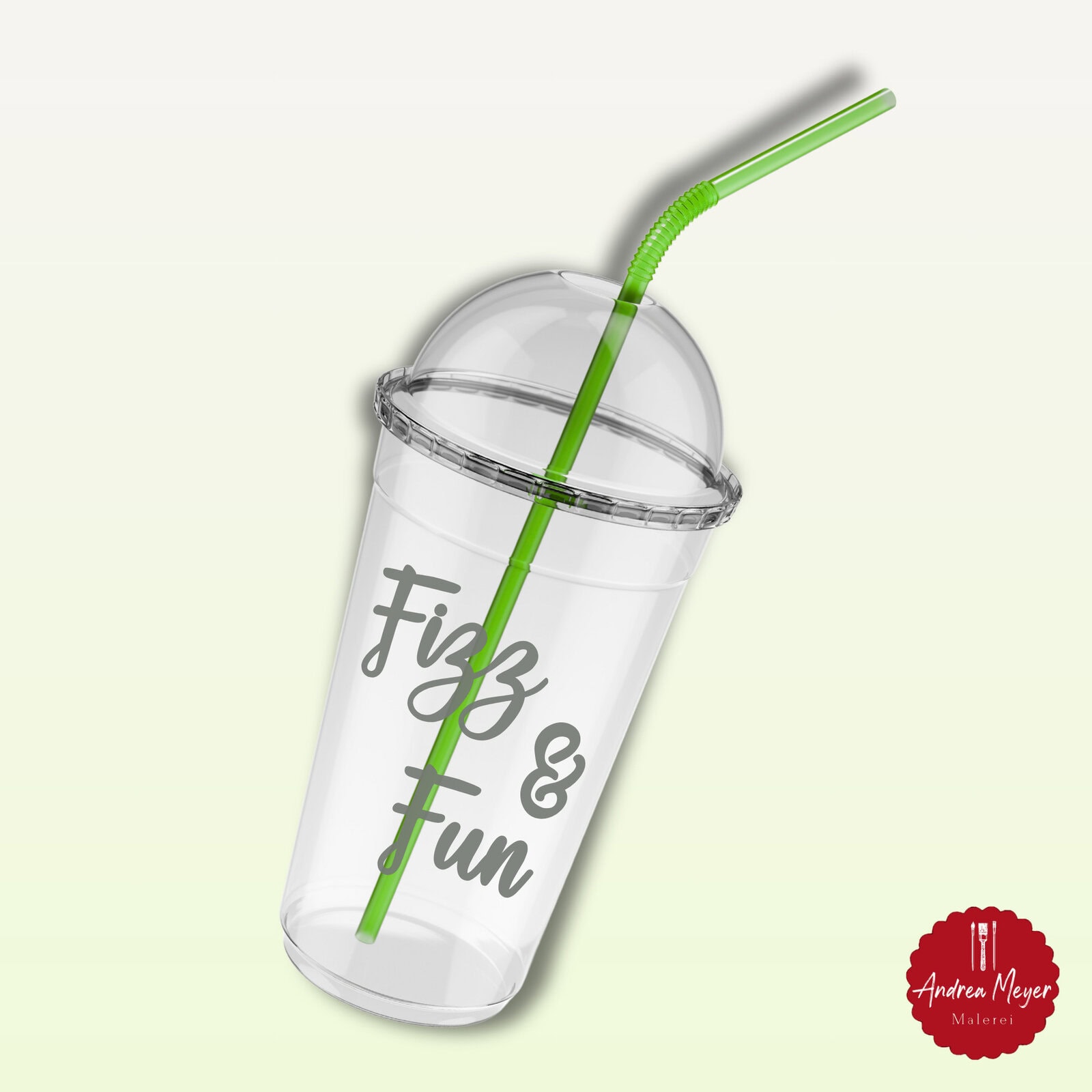 Picknick mit Stil – Plotten für dein Sommerpicknick 6 Plastik Becher mit Strohhalm und der Aufschrift Fizz & Fun. Sommer, Sonne, Picknickzeit! Was gibt’s Schöneres, als mit Freunden oder Familie draußen zu essen, zu lachen und zu entspannen? Mit meiner neuen Plotterdatei „Picknick Queen“ verleihst du deinem Picknick das gewisse Etwas – und zwar stilvoll in silberner Vinyl- oder Flexfolie geplottet. Ideal für Cricut und Silhouette Plotter.