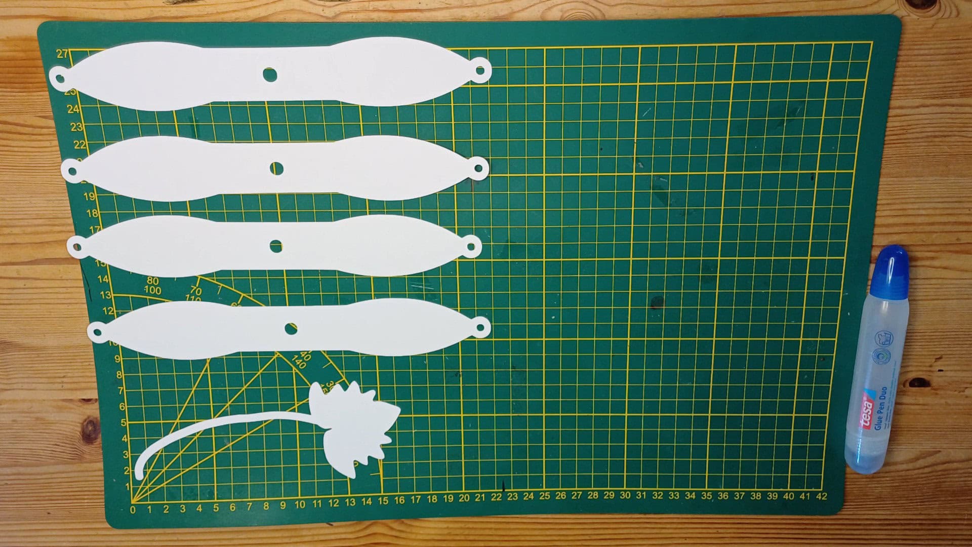 Papierkürbis plotten – auch für Cricut Joy geeignet 6 Einzeilteile Papier Kürbis