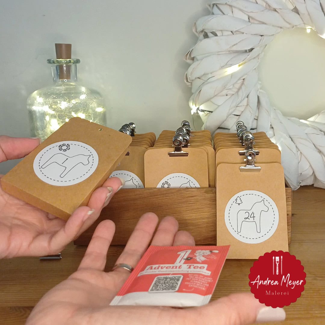 DIY Adventskalender mit Cricut – Meine Schritt-für-Schritt-Anleitung 17 Plotterdatei Adventskalender mit Dala Pferd