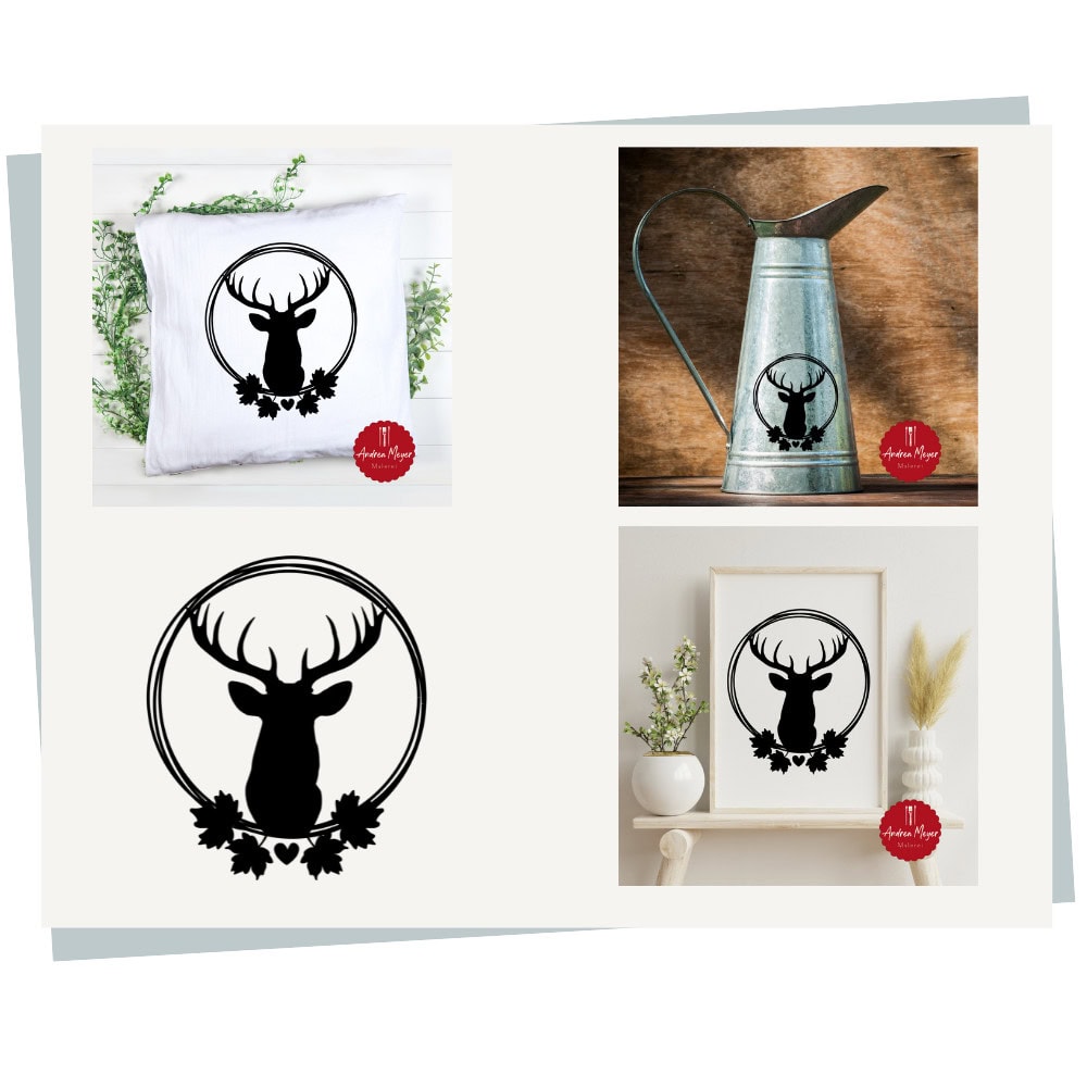 Kreativ Post 11.25 10 Newsletter Kreativpost Plotter Inspiration und Kostenlose Plotterdateien Hirsch