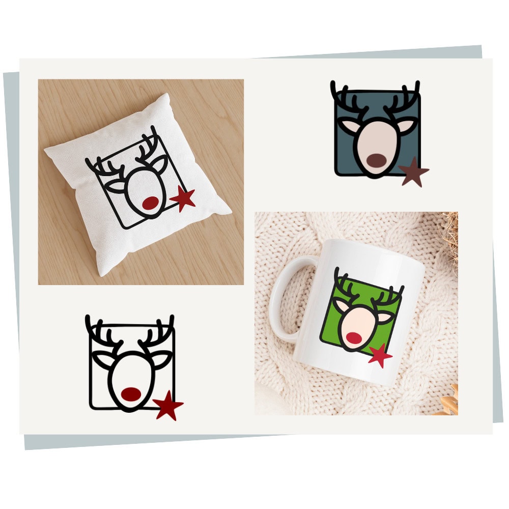 Kreativ Post 11.25 9 Newsletter Kreativpost Plotter Inspiration und Kostenlose Plotterdateien Rentier Rudolph