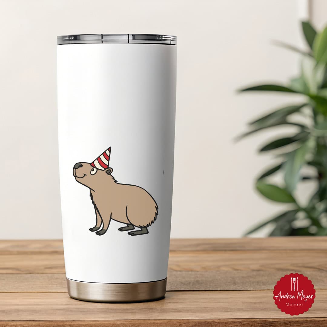 Partybaras – die vielseitigste Plotterdatei für alle, die gute Laune lieben! 8 Diese süße Partybara begleitet dich überall hin! Perfekt zum Plotten auf Trinkflaschen, Thermoskannen oder Bechern.