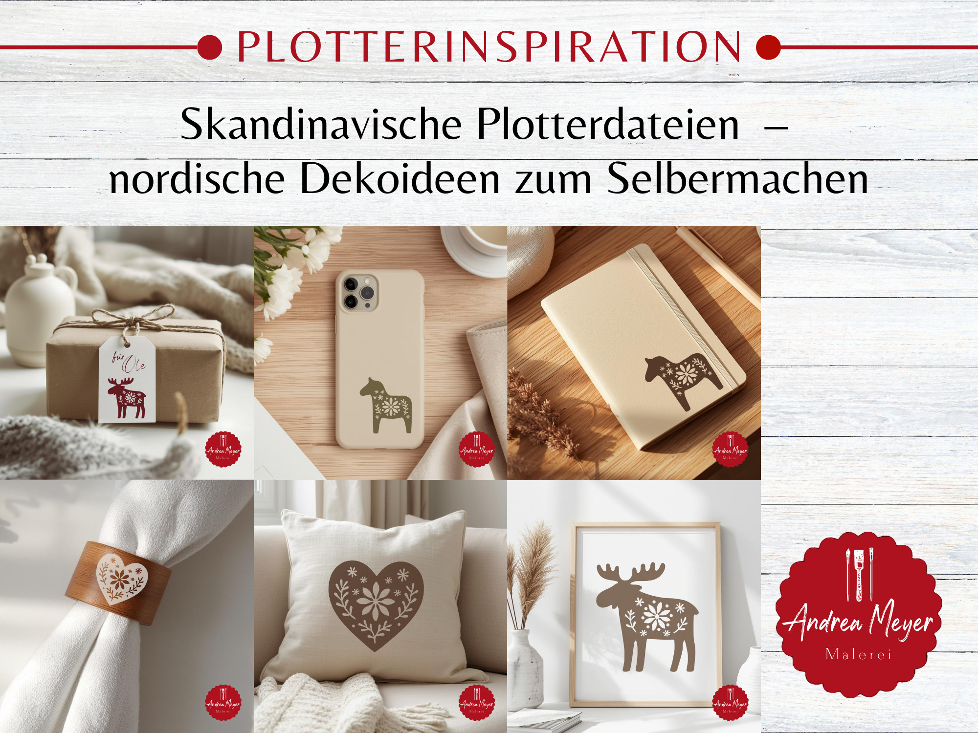 Skandinavische Plotterdateien Dala Pferd, Elch & Herz – nordische Dekoideen zum Selbermachen 4 Skandinavische Plotterdateien Dala Pferd, Elch & Herz – nordische Dekoideen zum Selbermachen