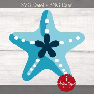 SVG + PNG Datei Seestern Plotterdatei – Plotter File
