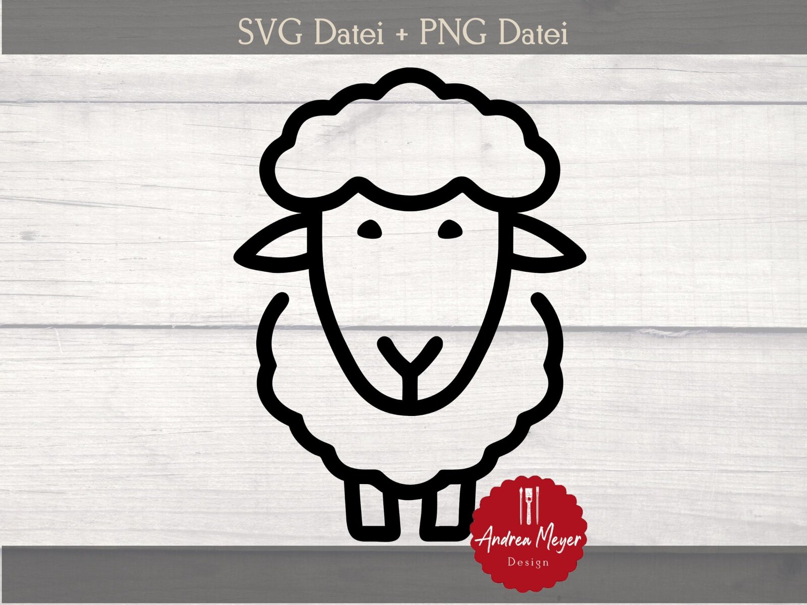 SVG + PNG Datei Schäfchen Plotterdatei - Plotter File 2 Schaf Ausmalbild, SVG und PNG Vorlage, Kinderzimmer Dekor, kreative Malvorlage.