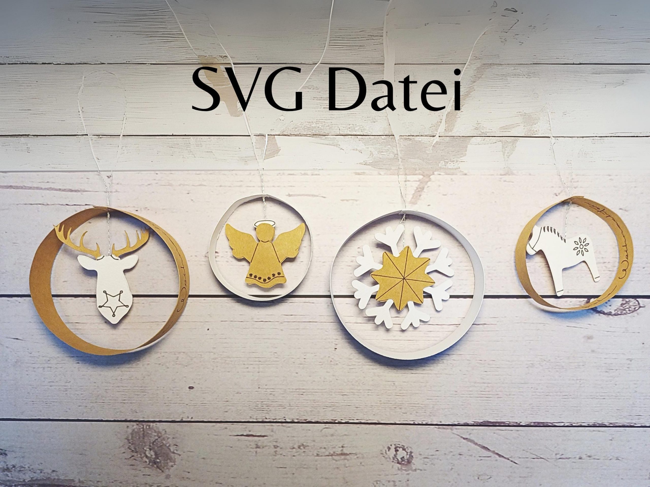 SVG Datei mit Schnittmuster zum Basteln von Weihnachts Ornamenten - Weihnachtsbaumschmuck - Christbaumschmuck - Plotterdatei - Plotter File 1 SVG Datei mit Schnittmuster zum Basteln von Weihnachts Ornamenten - Weihnachtsbaumschmuck - Christbaumschmuck - Plotterdatei - Plotter File