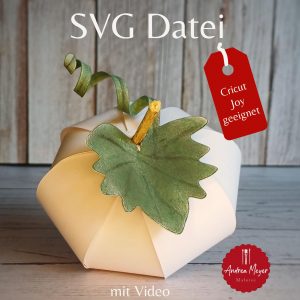 Papierkürbis Plotterdatei SVG | Cricut Joy geeignet | Herbstdeko Basteln, DIY Kürbis, Halloween Deko